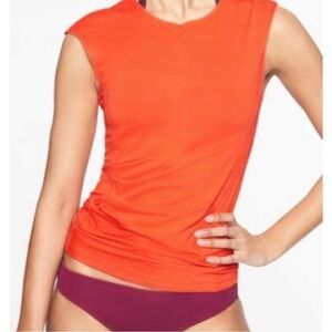 Athleta Pacifica Wrap Front Tank | Vermillion | XS